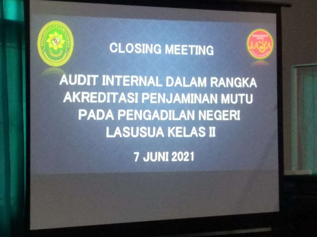 Closing Meeting Audit Internal PN Lasusua