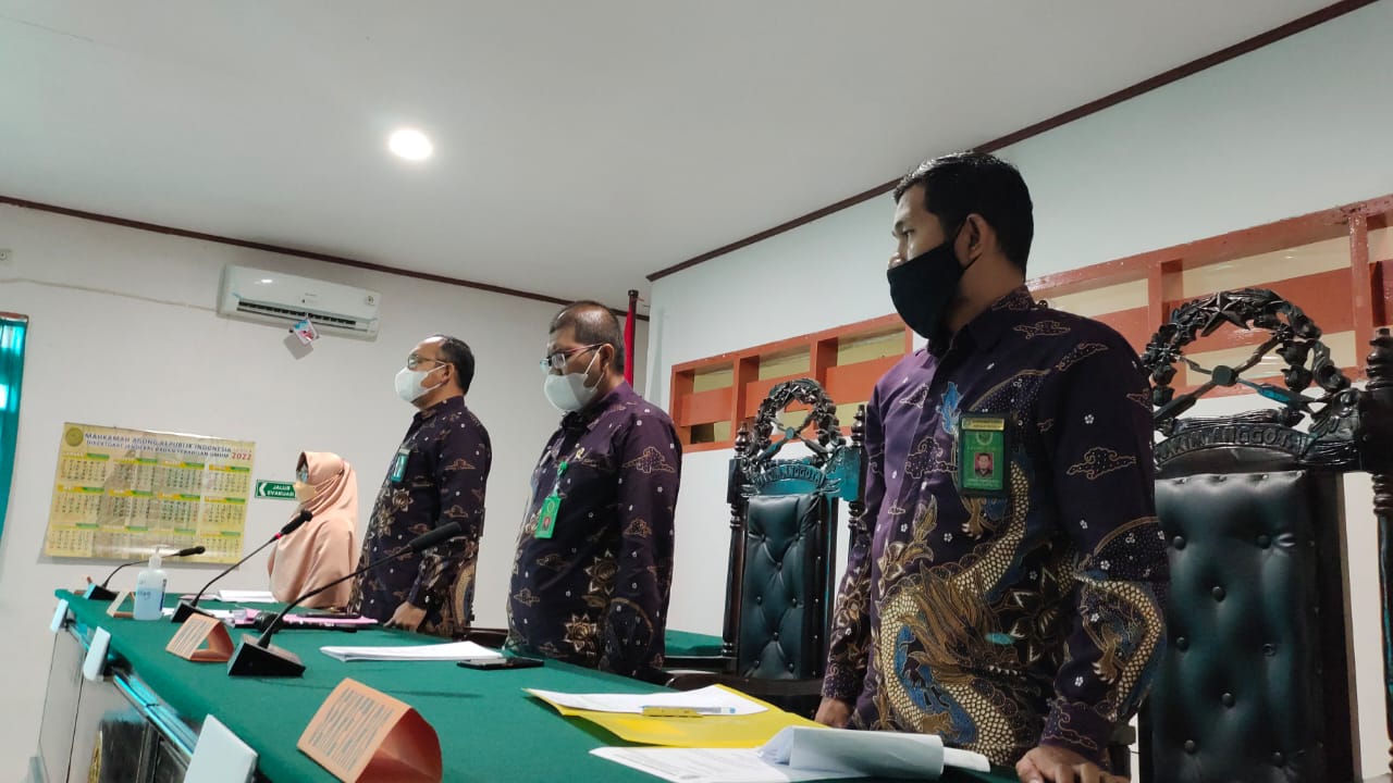 Rapat Bulanan Pengadilan Negeri Lasusua Periode Januari 2022