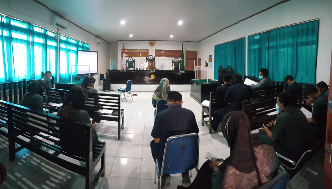 Rapat Bulanan Pengadilan Negeri Lasusua Periode Maret 2021